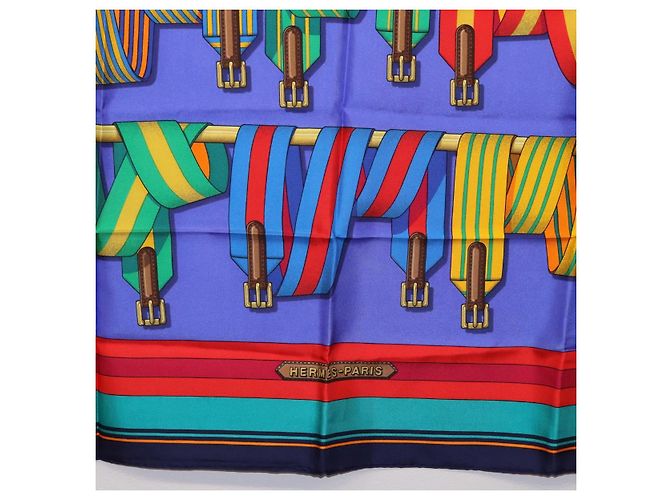 Hermès HERMES Carre 90 Scarf Silk Multicolor - vista 9