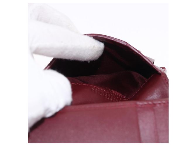 GUCCI Wallet Leather Higuchi Yuko Collaboration Bordeaux 847923 - vista 24