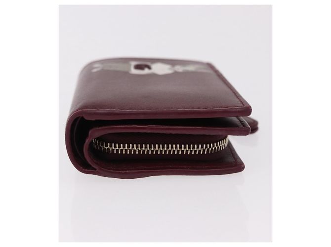 GUCCI Wallet Leather Higuchi Yuko Collaboration Bordeaux 847923 - vista 3