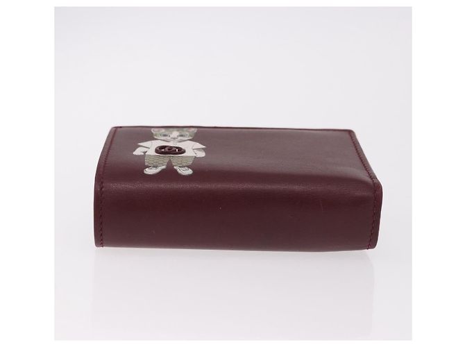 GUCCI Wallet Leather Higuchi Yuko Collaboration Bordeaux 847923 - vista 6
