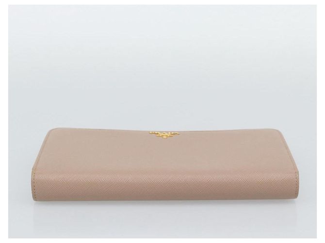 PRADA Long Wallet Safifano leather Pink Gold Tone - vista 6