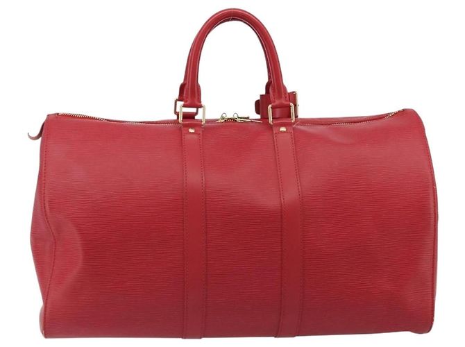 LOUIS VUITTON Epi Keepall 45 Boston Bag Red M42977 LV - vista 2