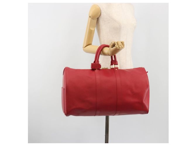 LOUIS VUITTON Epi Keepall 45 Boston Bag Red M42977 LV - vista 22