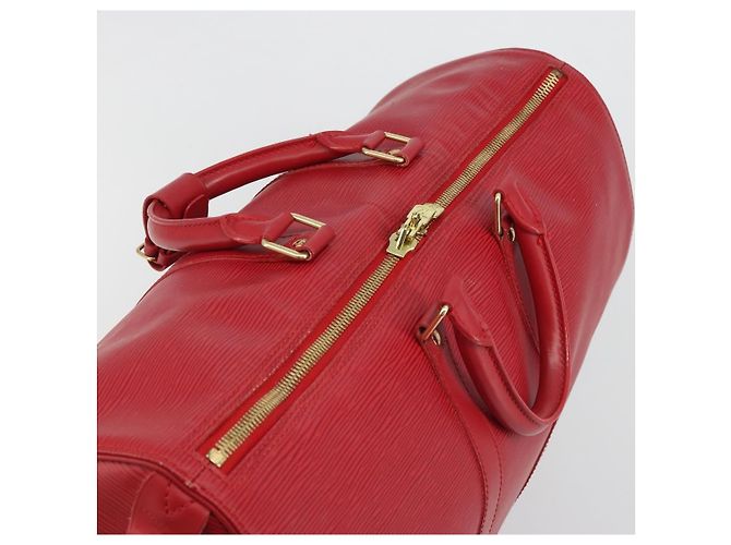 LOUIS VUITTON Epi Keepall 45 Boston Bag Red M42977 LV - vista 6