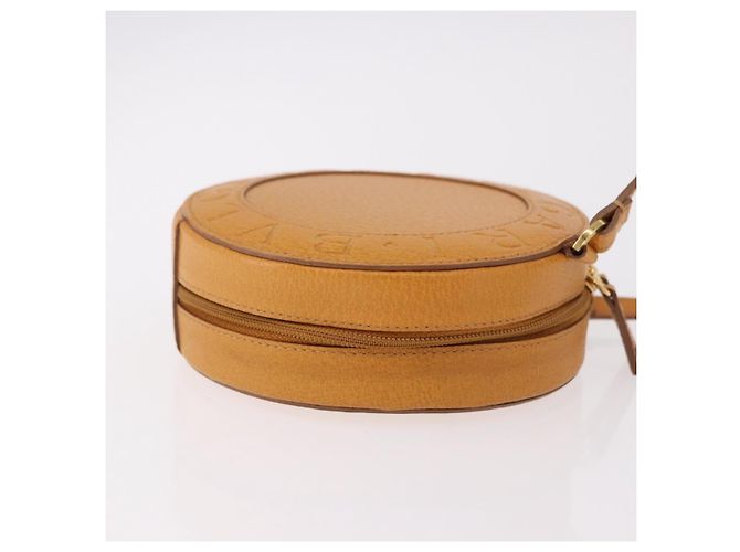 Bulgari BVLGARI Shoulder Bag Leather Brown Gold - vista 3