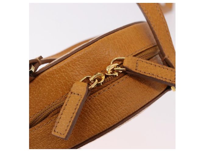 Bulgari BVLGARI Shoulder Bag Leather Brown Gold - vista 9