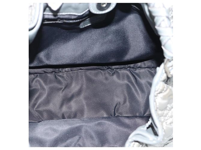Christian Dior Canage Shoulder Bag Nylon Gray Silver - vista 10