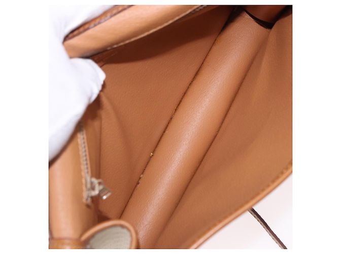 Céline CELINE Macadam Canvas Shoulder Bag PVC White Gold - vista 11