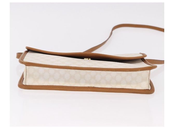 Céline CELINE Macadam Canvas Shoulder Bag PVC White Gold - vista 6