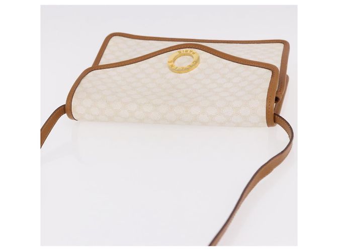 Céline CELINE Macadam Canvas Shoulder Bag PVC White Gold - vista 7