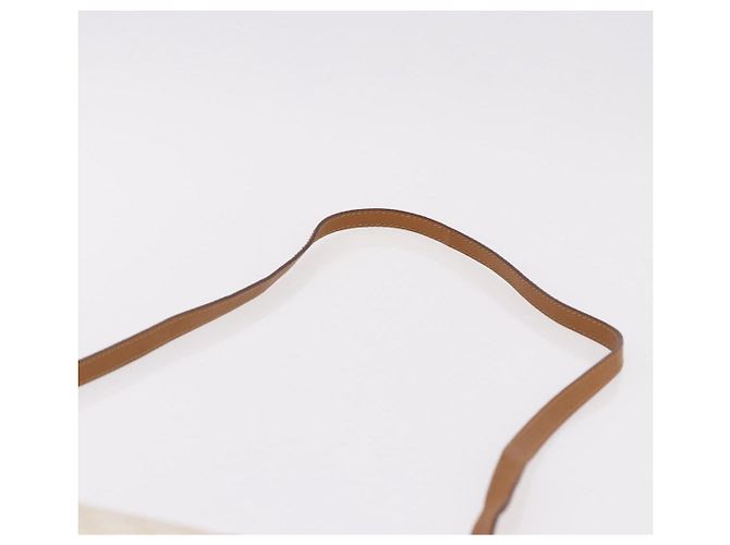 Céline CELINE Macadam Canvas Shoulder Bag PVC White Gold - vista 9
