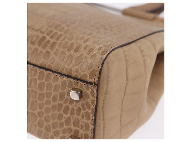 Salvatore Ferragamo Hand Bag Leather Brown Silver - vista 16