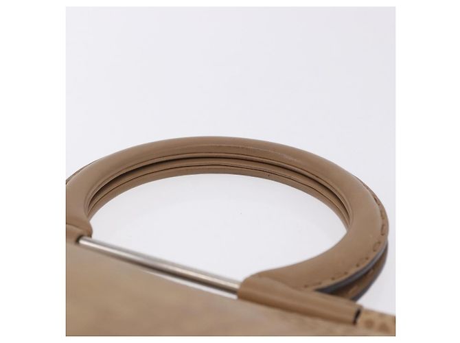 Salvatore Ferragamo Hand Bag Leather Brown Silver - vista 8