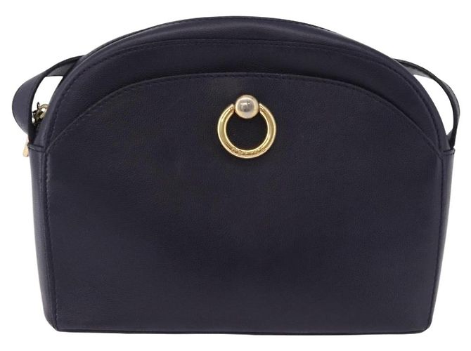 Céline CELINE Shoulder Bag Leather Navy Gold - vista 13
