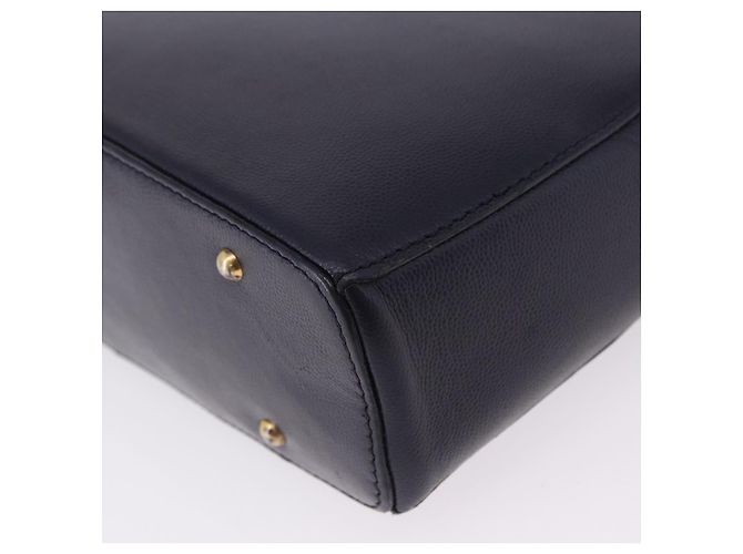 Céline CELINE Shoulder Bag Leather Navy Gold - vista 16
