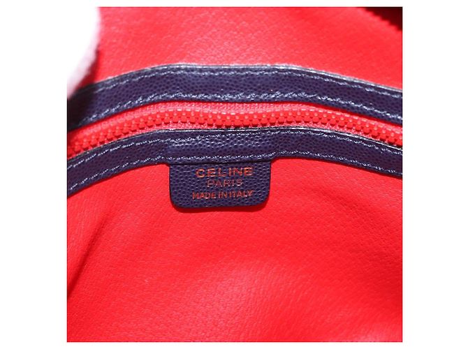Céline CELINE Shoulder Bag Leather Navy Gold - vista 17