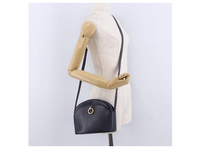Céline CELINE Shoulder Bag Leather Navy Gold - vista 24