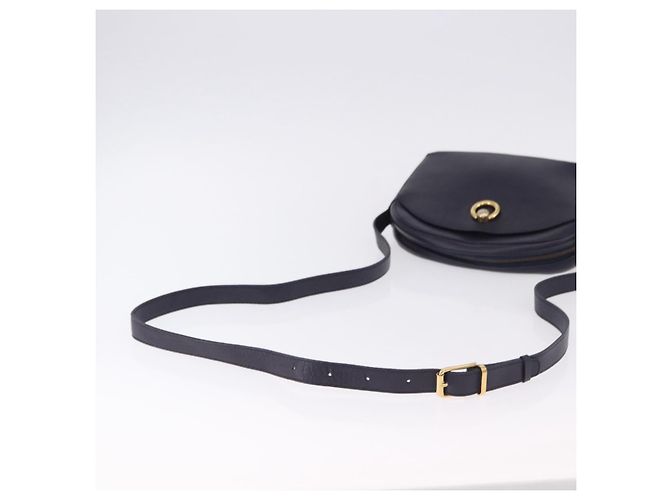 Céline CELINE Shoulder Bag Leather Navy Gold - vista 7