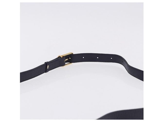 Céline CELINE Shoulder Bag Leather Navy Gold - vista 8