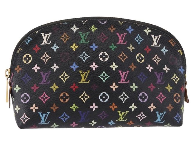 LOUIS VUITTON Monogram Multicolor Pochette Pouch Black M47355 LV - vista 13