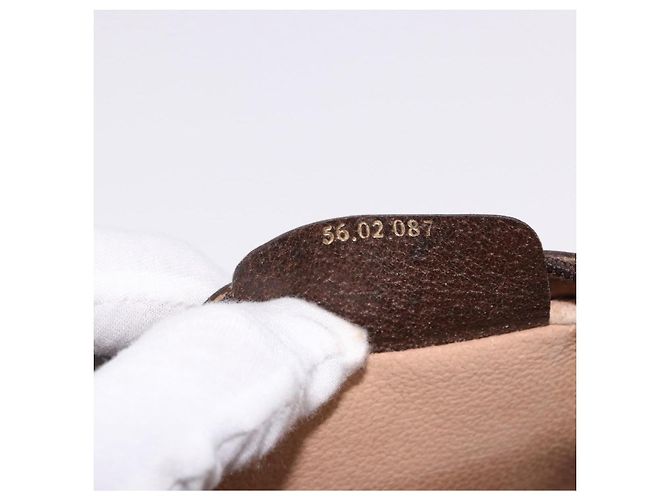 GUCCI GG Supreme Shoulder Bag PVC Beige Gold 56 01 087 - vista 12