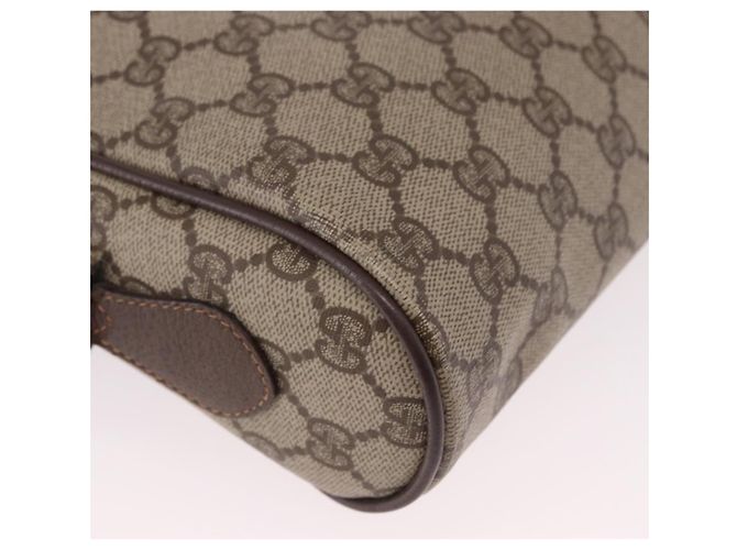 GUCCI GG Supreme Shoulder Bag PVC Beige Gold 56 01 087 - vista 15