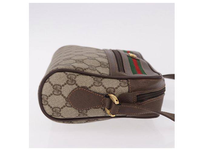 GUCCI GG Supreme Shoulder Bag PVC Beige Gold 56 01 087 - vista 3