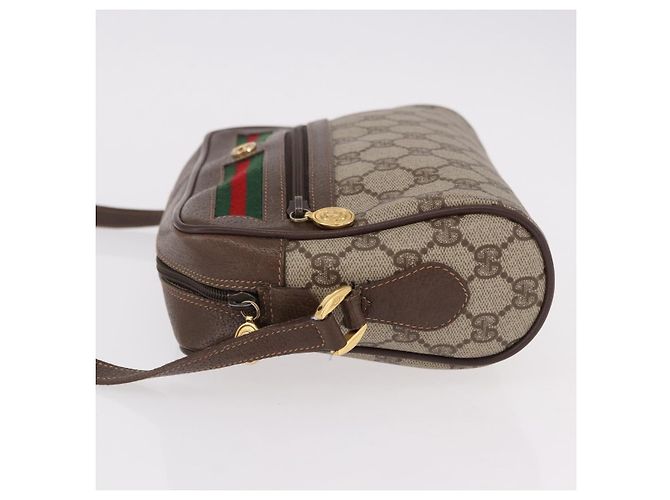 GUCCI GG Supreme Shoulder Bag PVC Beige Gold 56 01 087 - vista 4