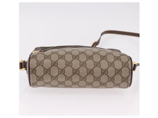 GUCCI GG Supreme Shoulder Bag PVC Beige Gold 56 01 087 - vista 5