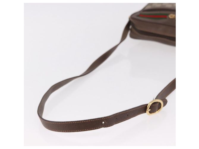 GUCCI GG Supreme Shoulder Bag PVC Beige Gold 56 01 087 - vista 7