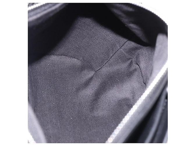 LOEWE Anton Sling Schultertasche Leder Schwarz Silber - Ansicht 11