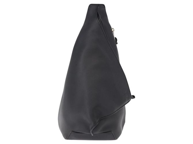 LOEWE Anton Sling Schultertasche Leder Schwarz Silber - Ansicht 13