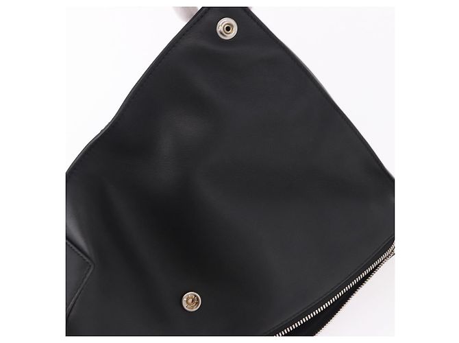 LOEWE Anton Sling Schultertasche Leder Schwarz Silber - Ansicht 23