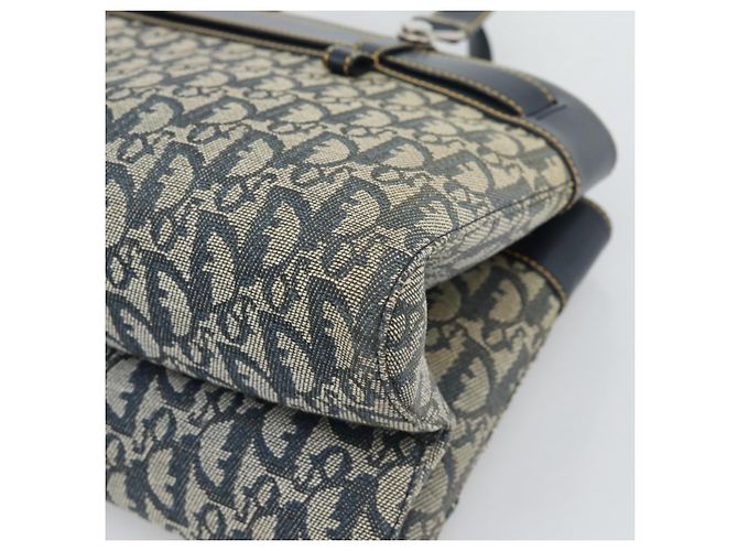 Christian Dior Trotter Canvas Hand Bag Navy Silver - vista 15