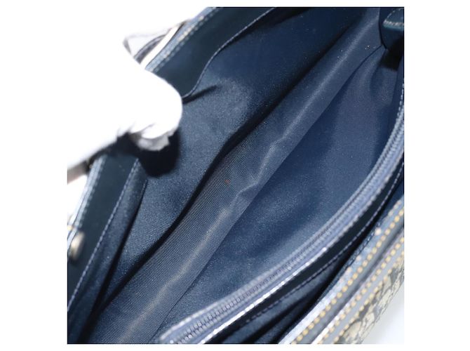 Christian Dior Trotter Canvas Hand Bag Navy Silver - vista 23