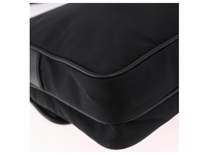 PRADA Shoulder Bag Nylon Black Silver - vista 15