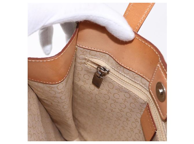 Céline CELINE C Macadam Canvas Hand Bag Suede Gray Silver - vista 20