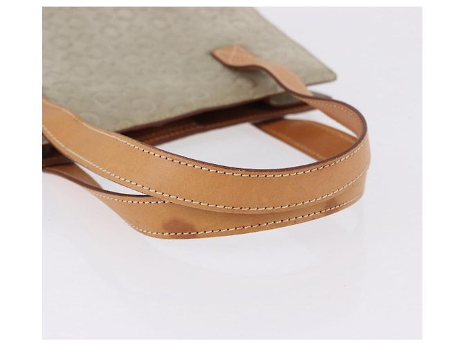 Céline CELINE C Macadam Canvas Hand Bag Suede Gray Silver - vista 7