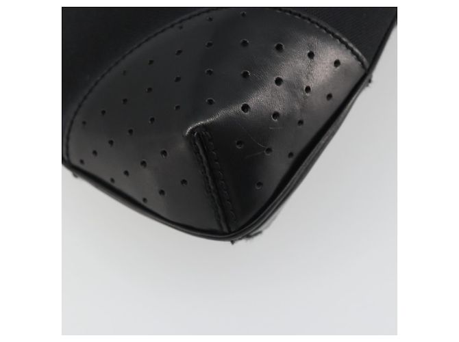 GUCCI Interlocking G Hand Bag Canvas Black Silver 114875 - vista 16
