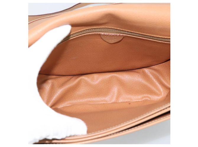 Céline CELINE Macadam Canvas Shoulder Bag PVC Leather Brown Gold - vista 10