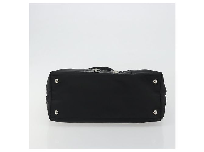 PRADA Robot Tote Bag Nylon Black Silver - Ansicht 5