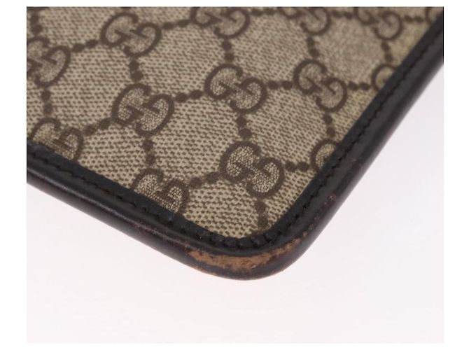 GUCCI GG Supreme Shoulder Bag PVC Beige Silver 27639 - vista 14