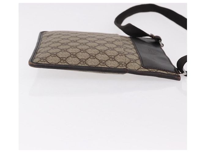 GUCCI GG Supreme Shoulder Bag PVC Beige Silver 27639 - vista 3
