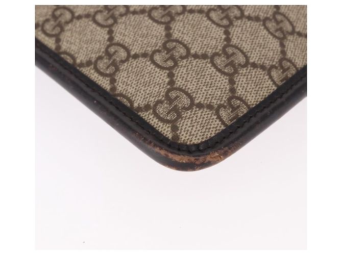 GUCCI GG Supreme Shoulder Bag PVC Beige Silver 27639 - vista 9