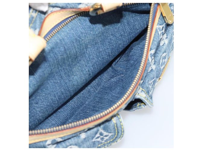 LOUIS VUITTON Monogram Denim Neo Speedy Hand Bag Blue M95019 LV - vista 23