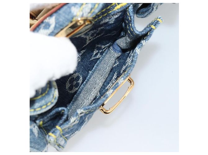 LOUIS VUITTON Monogram Denim Neo Speedy Hand Bag Blue M95019 LV - vista 24