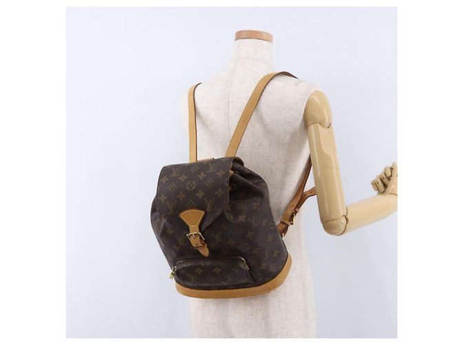 LOUIS VUITTON Monogram Montsouris MM Backpack M51136 LV - view 27