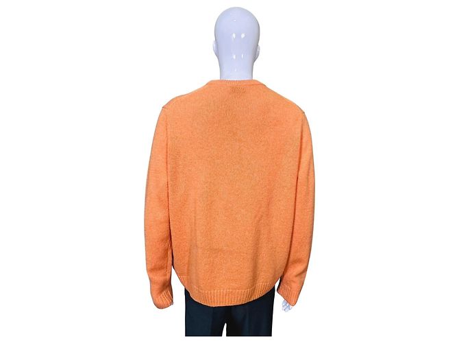Coach Video bestickter Wollpullover Orange - Ansicht 6