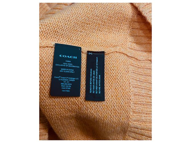 Coach Video bestickter Wollpullover Orange - Ansicht 8