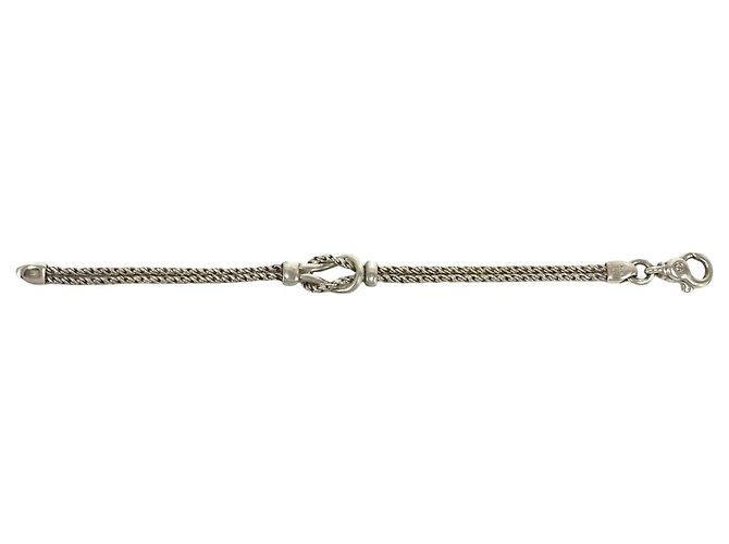 Tiffany & Co Bracciale Tiffany Vintage Double Rope Center Knot Argento - vista 5